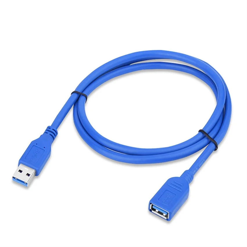 

Прямая продажа, Чистый медный Синий Многофункциональный водонепроницаемый удлинитель USB 3,0 для быстрой зарядки, высокоскоростной мобильный жесткий диск c