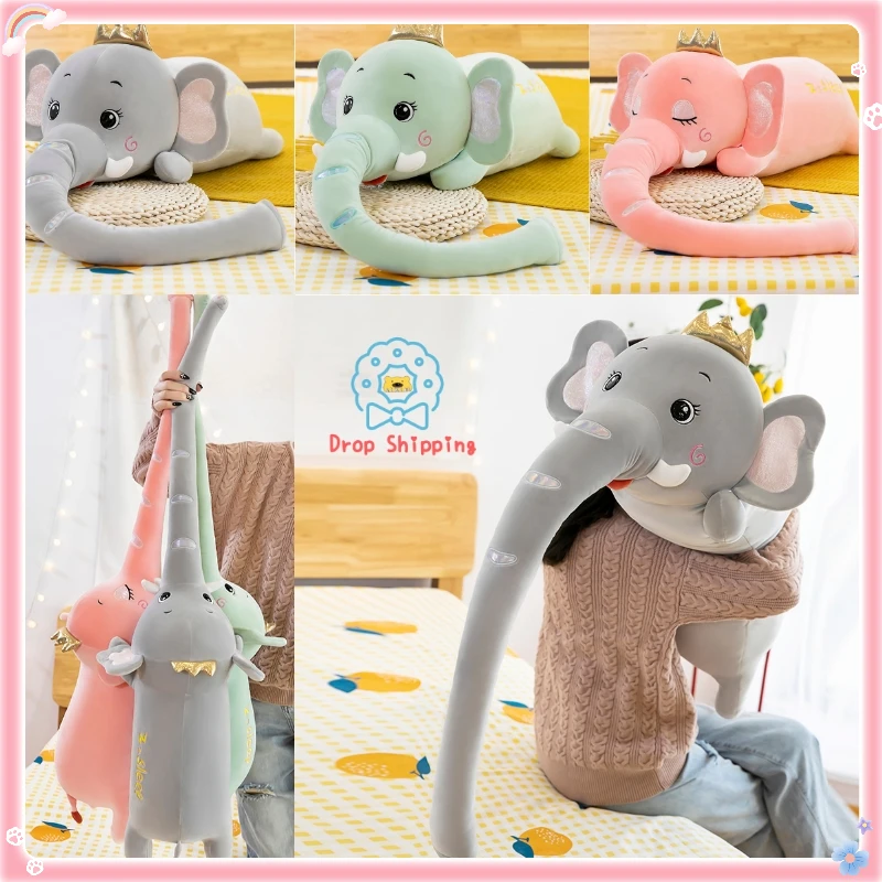 Long Nose Elephant Pillow Soft Plush | Stuffed Animals Plushies Pillow -  Funny Long - Aliexpress