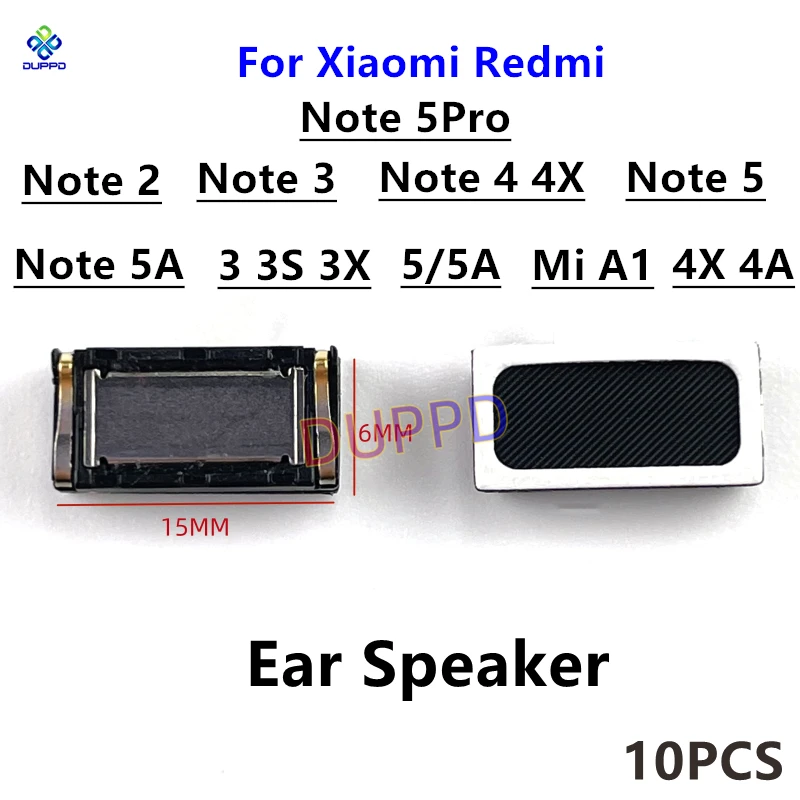 2-10Pcs Nuovo Altoparlante Auricolare Per Xiaomi Redmi Note 2 /Redmi Note 3 / Redmi Note 4 4X 4A 5 5A 5 5 Plus Mi A1 Parti Del Cellulare