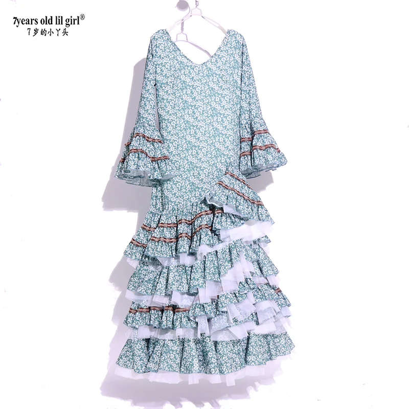 Flamenco Dress Women Spanish Ruffles Tiered Long Sleeves Evening Formal Party Wear Customized ENE07 - AliExpress 200000532 Flamenco Dress Women Spanish Ruffles Tiered Long Sleeves Evening Formal Party Wear Customized ENE07 - AliExpress 200000532
