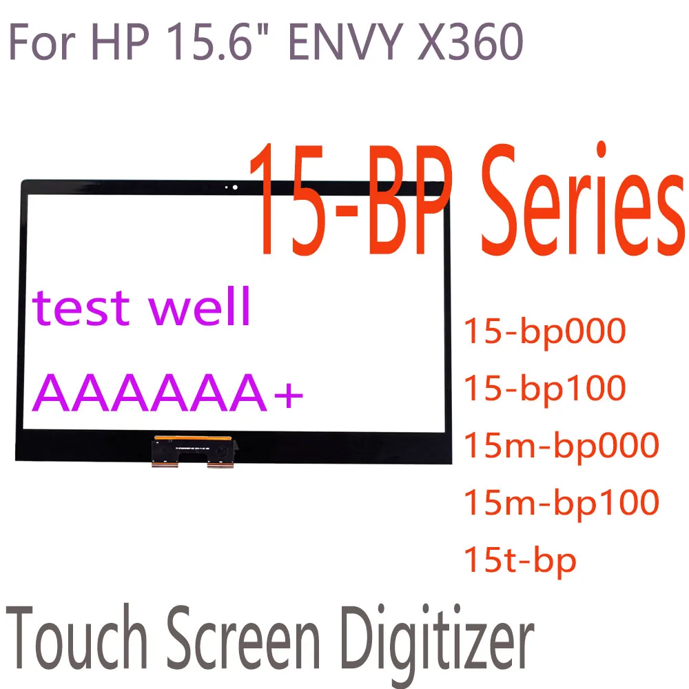 

Сменный сенсорный экран 15,6 дюйма для HP ENVY X360 15-BP 15-BP, сенсорный экран с дигитайзером, Замена датчика, не ЖК-дисплей для HP 15-BQ Touch