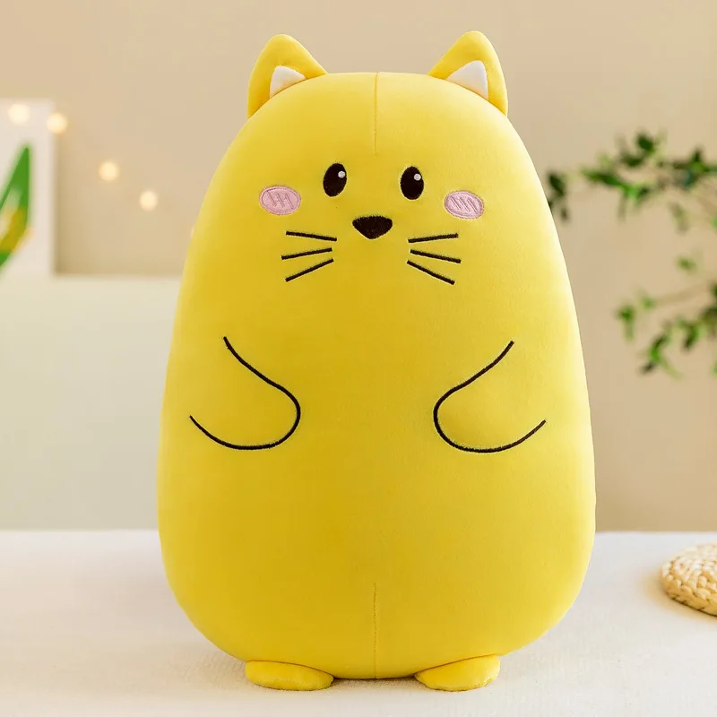Cartoon Animated Small Animals Kawaii Short Plush Owl Koala Fox Rabbit Kitten Plush Doll Children's Birthday Christmas Gift 4