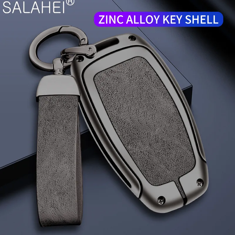 

Zinc Alloy Car Key Case Cover Protector Shell For Lincoln Corsair Nautilus Aviator Continental Navigator MKC MKZ MKX Accessories
