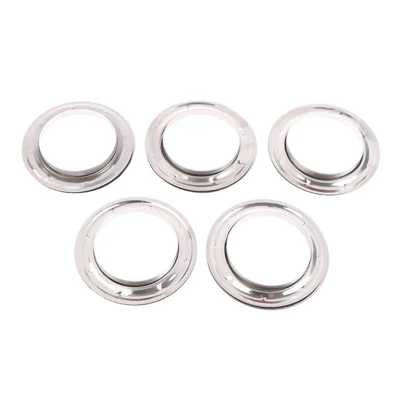 10Pairs Eyelet Curtain Rings Curtain Grommet Top Silvery Metal Ring Header Accessories Be Assembled With A Press