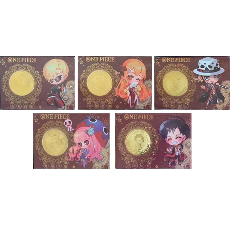Anime One Piece Nami Sanji Yamato Nico Robin Boa Hancock Uta Monkey D Luffy Collectible Card Christmas Birthday Gift Boy Toys