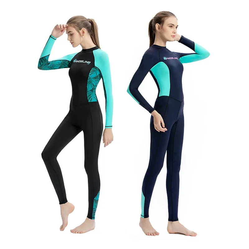 

Women's Wetsuit Thin Quick-drying Swimsuit Ladies One-piece Anti-jellyfish Dive Skin Sunscreen Swimming Surfing Rash Guards