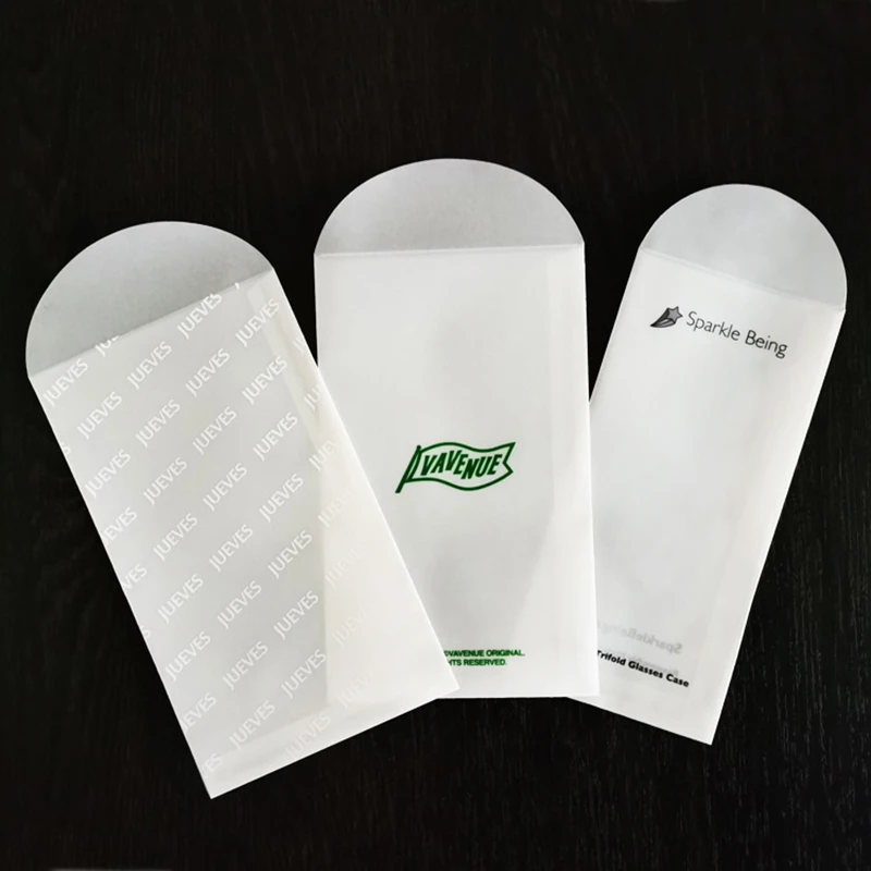 Translucent Envelope 50 pcs/lot Jewelry Storage Bag Earring Necklace Bracelet Gift Packaging Bags Necklace Business Message Card