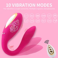 Wireless Remote Klitoris Höschen Vibratoren Kraftvoll Vibrierender Clit Stimulator U Form Tragbare Massager Erwachsene Sex Spielzeug für Frauen 2