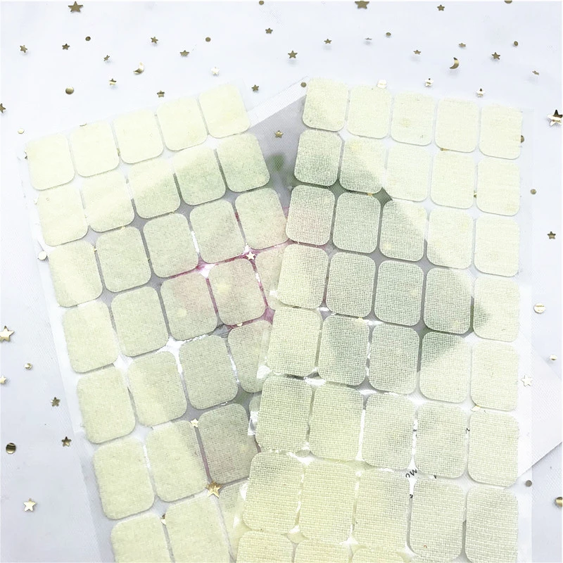 Colorfull Square Round Sticker 10mm Dots  20*28mm Self Adhesive Fastener Tape Hook and Loop Strong Glue Klitterband