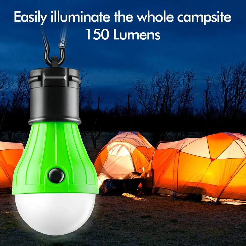 

Portable LED Tent Lamp 4 Pack Clip Hook Emergency Light Ipx8 Waterproof Camping Bulb Lantern For Outdoor Hiking Fishing