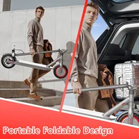 LADPED LP80/LP10 Scooter électrique 5-35KM longue portée 350/500W moteur puissant Escooter intelligent avec pneu antidéflagrant de 8.5/10 pouces 6