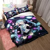 Japanese Kawaii Anime Miku Bedding Set Single Twin Full Queen King Size Bed Set Aldult Kid Bedroom 3D Print 5