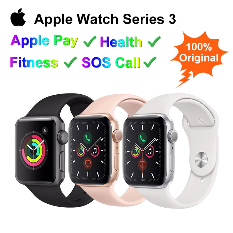 Mens apple watch series 3 42mm Clearance