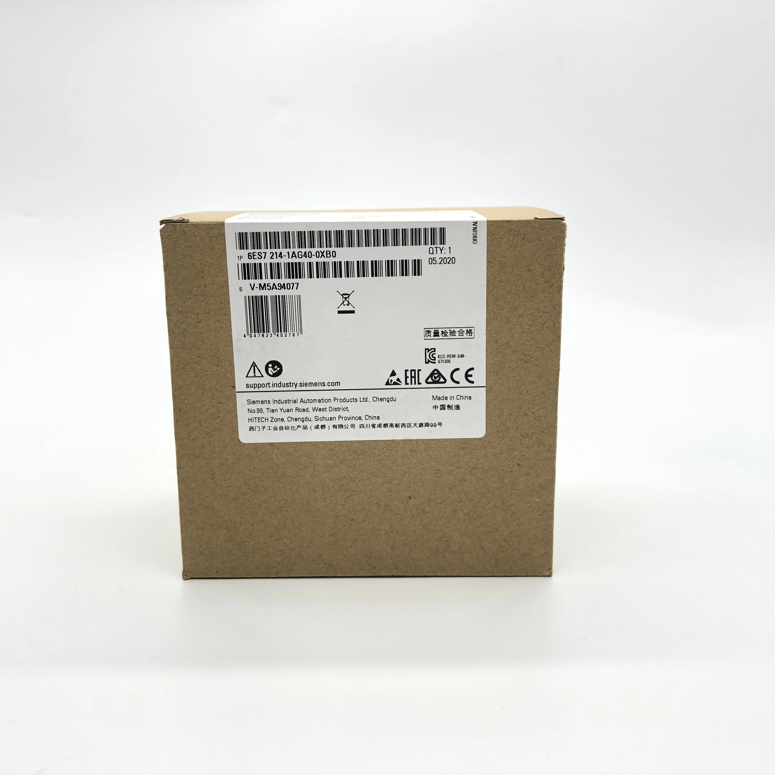 Hytech In Stock Nuovo E Originale Simatic S7-1200 1214C Compact Cpu Muslimex Plc Module