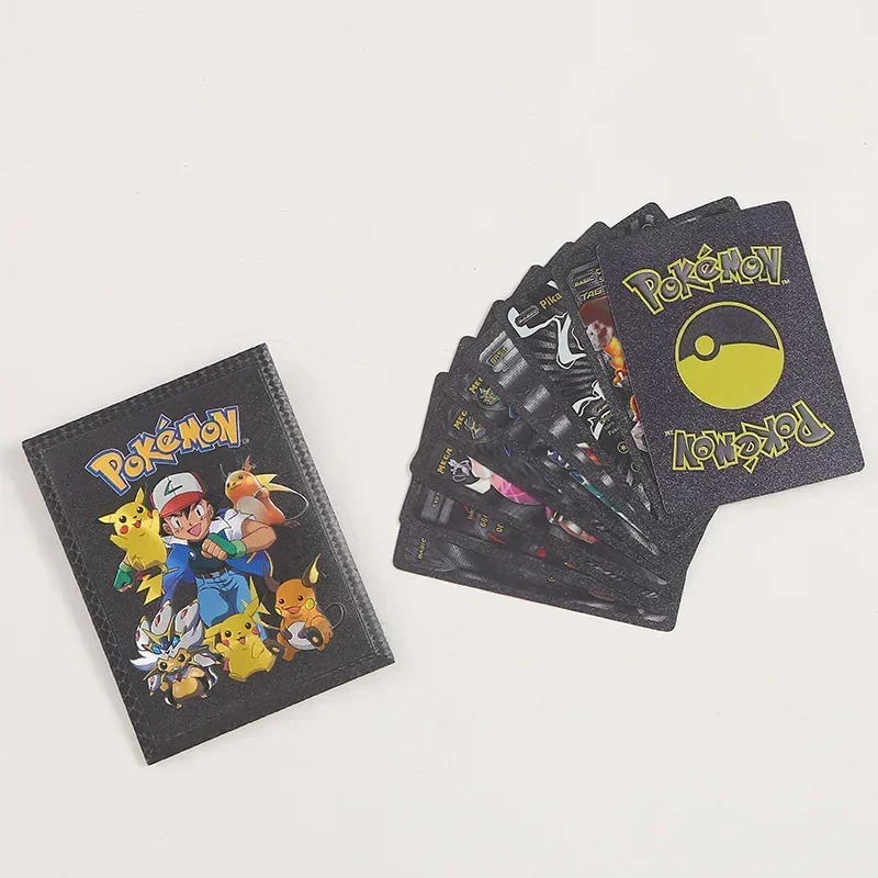 thumbnail image 1 of Card New 10pcs Box Gold Silver Black Vmax GX V Card Collection Battle 3D Colorful Card English Child Toys Christmas Gift, 1 of 5