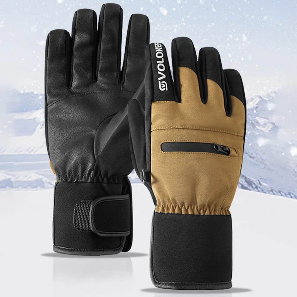 Cycling Gloves Touch Screen Motorcycle Gloves Windproof Snowboard Gloves Cold Weather Gloves for Men and Women 2