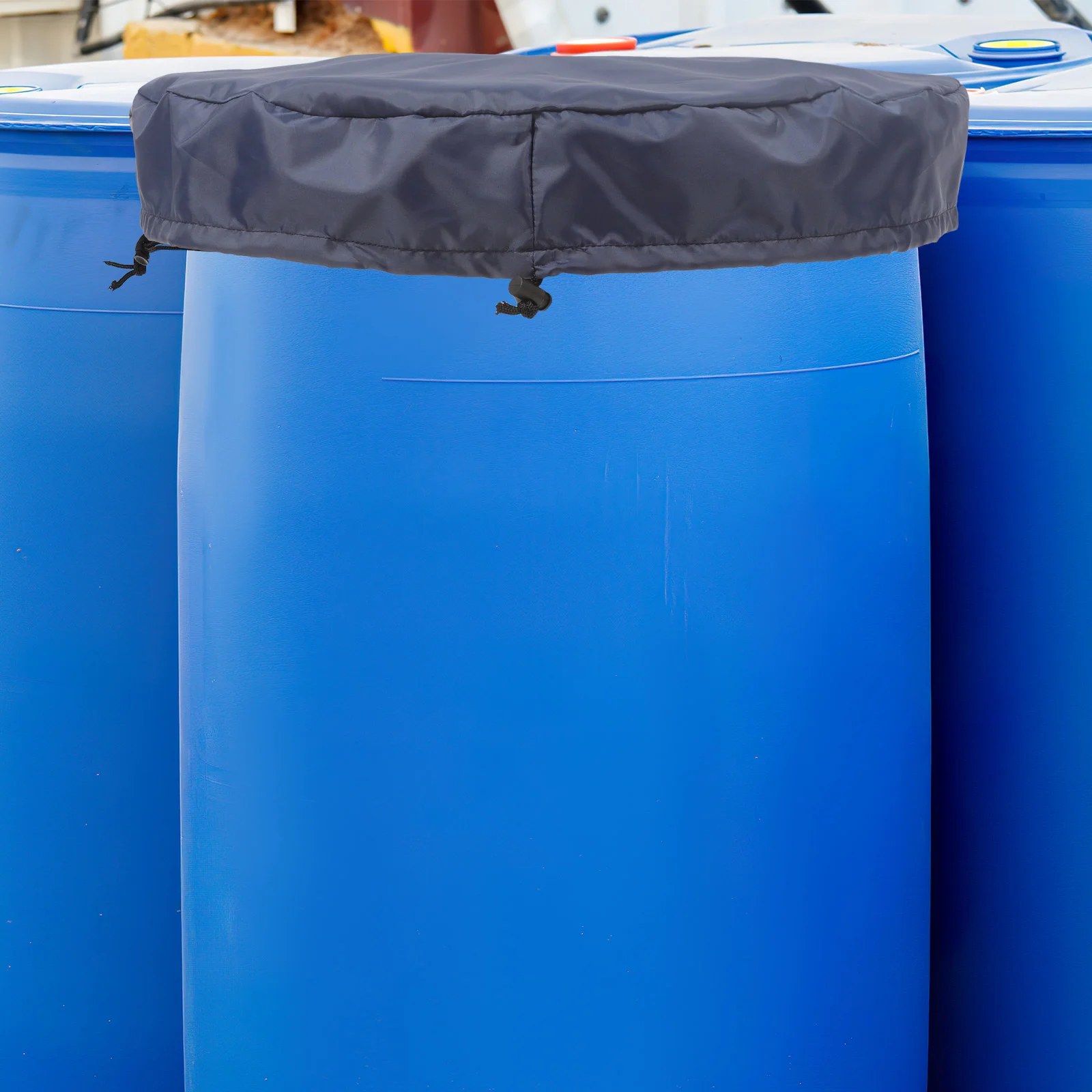 Plastic Barrel Cover Sealed Bucket Top Oxford Cloth Waterproof Rain Covers Water Tank All Purpose Household Accessories