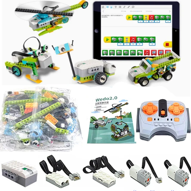 WeDo 2.0 Core Set RC Program Robotics STEAM Kit Compatible With lego 45300 Building Blocks DIY Educational Toys Christmas Gifts 5