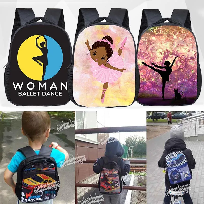 

Cartoon Ballet Dancing Girl Backpack Children School Bags Kids Kindergarten Bag Girls Baby Mini Toddler Bags Bookbag Gift