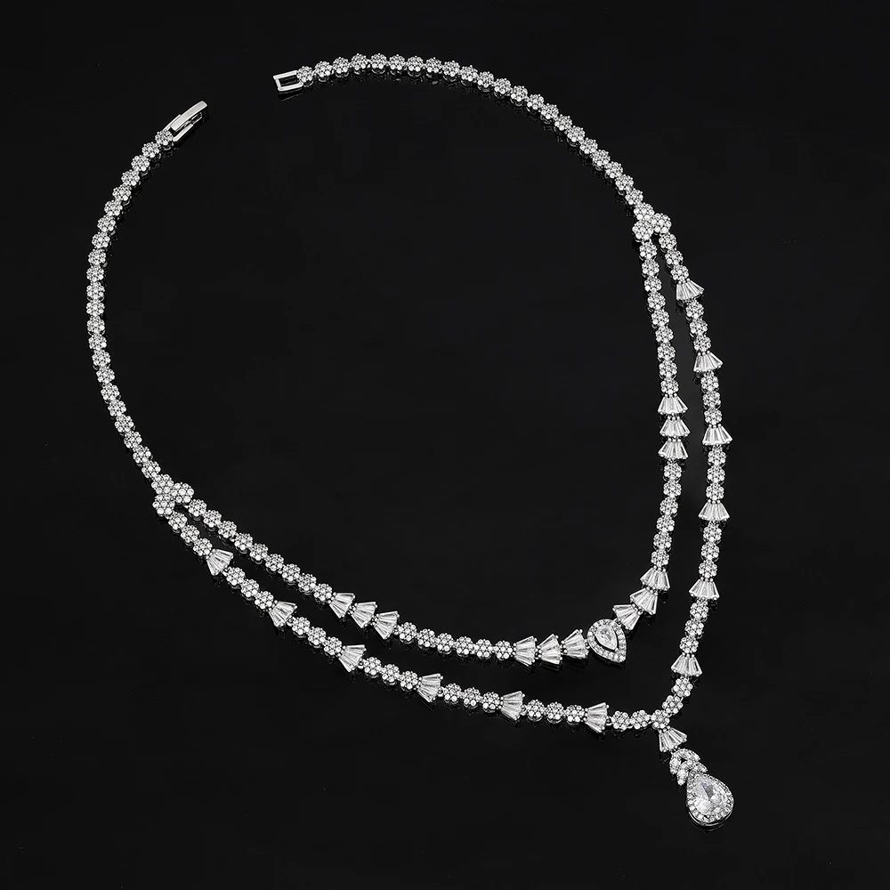 طقم دبل لاير دياموند الفاخر