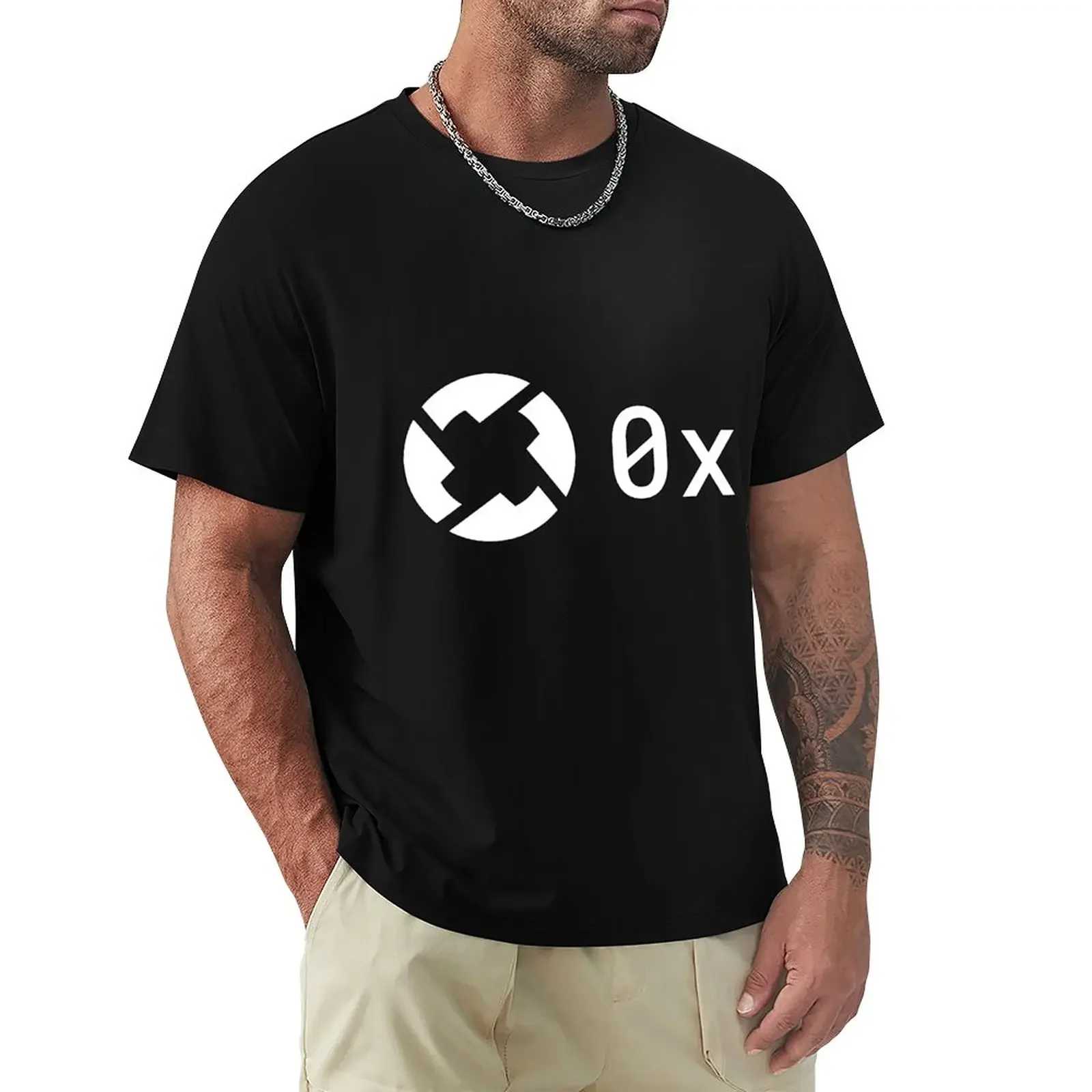 

0x Logo T-Shirt tops anime tees boys whites oversized t shirt men