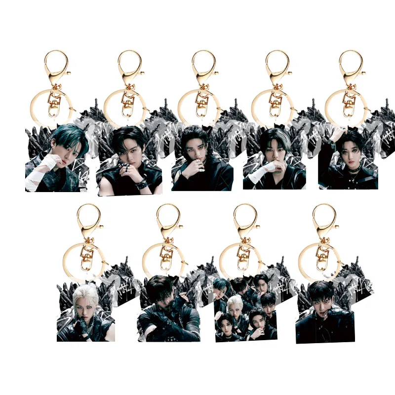 Stray Kids New Album GIANT High Appearance Level New Acrylic Keychain Key Super Handsome Pendant Surrounding The Same 5