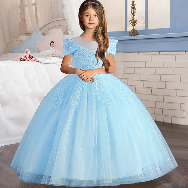 Robe De Mariée Princesse Robe Princesse En Tulle Pour Fille 1-16