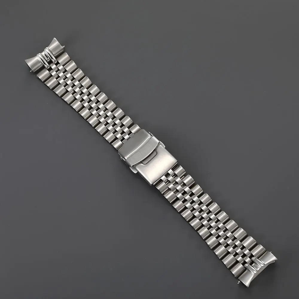 Jubileu Curvo End Ver Strap Solid Band Bracelet Fit para Skx007 Skx009 22 mm 316l Aço Inoxidável - Image 3