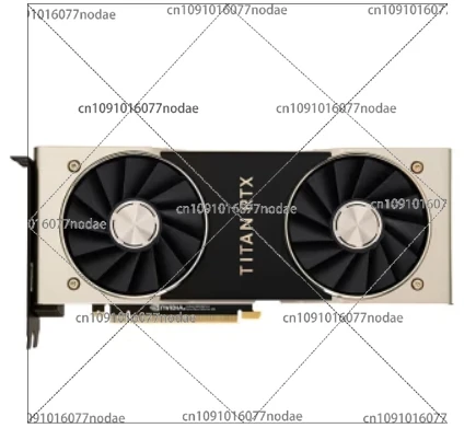 Placa gráfica original NVIDIAXX TITAN RTX 24GB GDDR6 GPU TITAN RTX