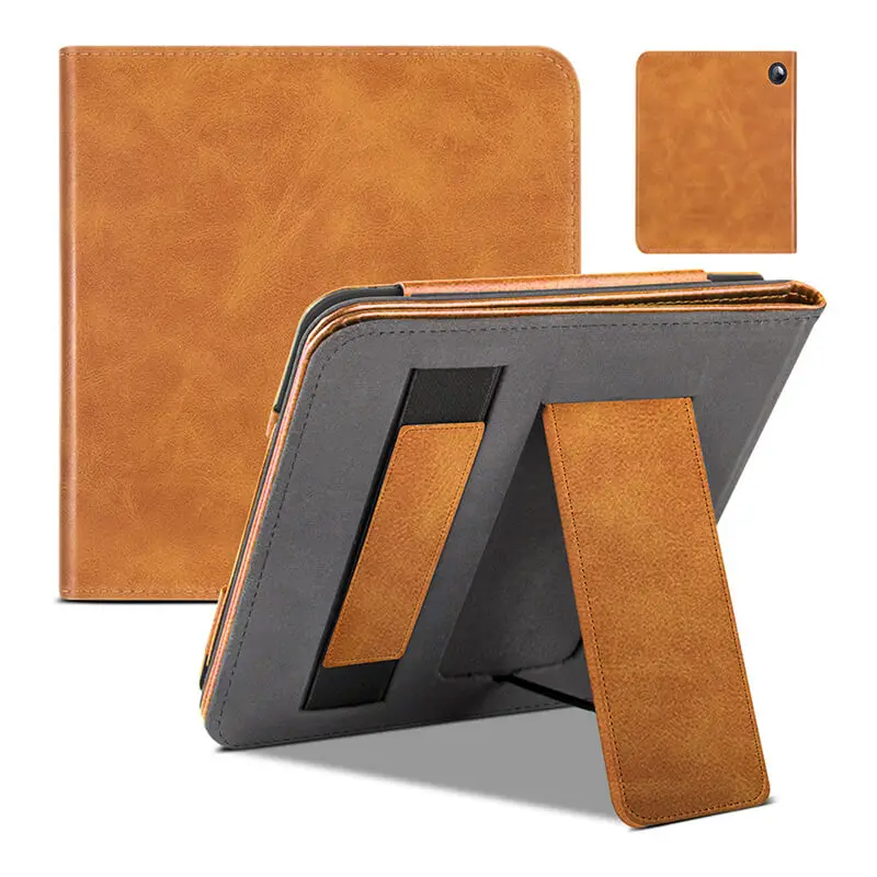 Custodia Per Kobo Libra 2 (2021 Release, Modello: N418) -Custodia In Pelle Antiurto Con Cinturino A Mano Per 7 "Kobo Libra 2 E-Reader
