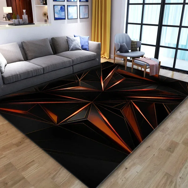 3D Vortex Illusion Carpet for Living Room Home Decorations Sofa Table Large Area Rugs Playroom Anti-slip Floor Mat Alfombra