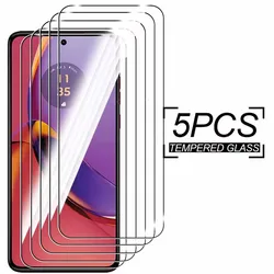Premium 5 - Piece Tempered Glass Screen Protector Set - 5Pcs Tempered Glass (For Moto G60S)