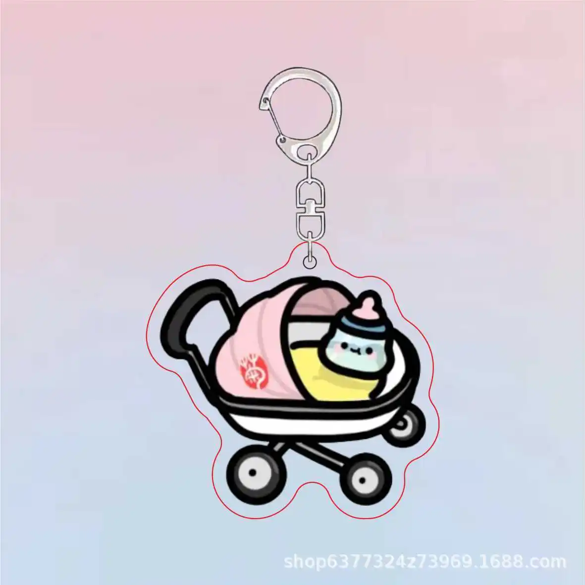 Acrylic Cute Keychain - Plants Vs Zombies Theme - Girls Gift & Bag Charm Souvenir Pendant