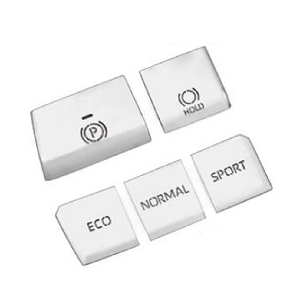 

5PCS Silver Central Control Gear Multimedia Button Cover Trim Sticker Accessories for Toyota RAV4 2019-2021
