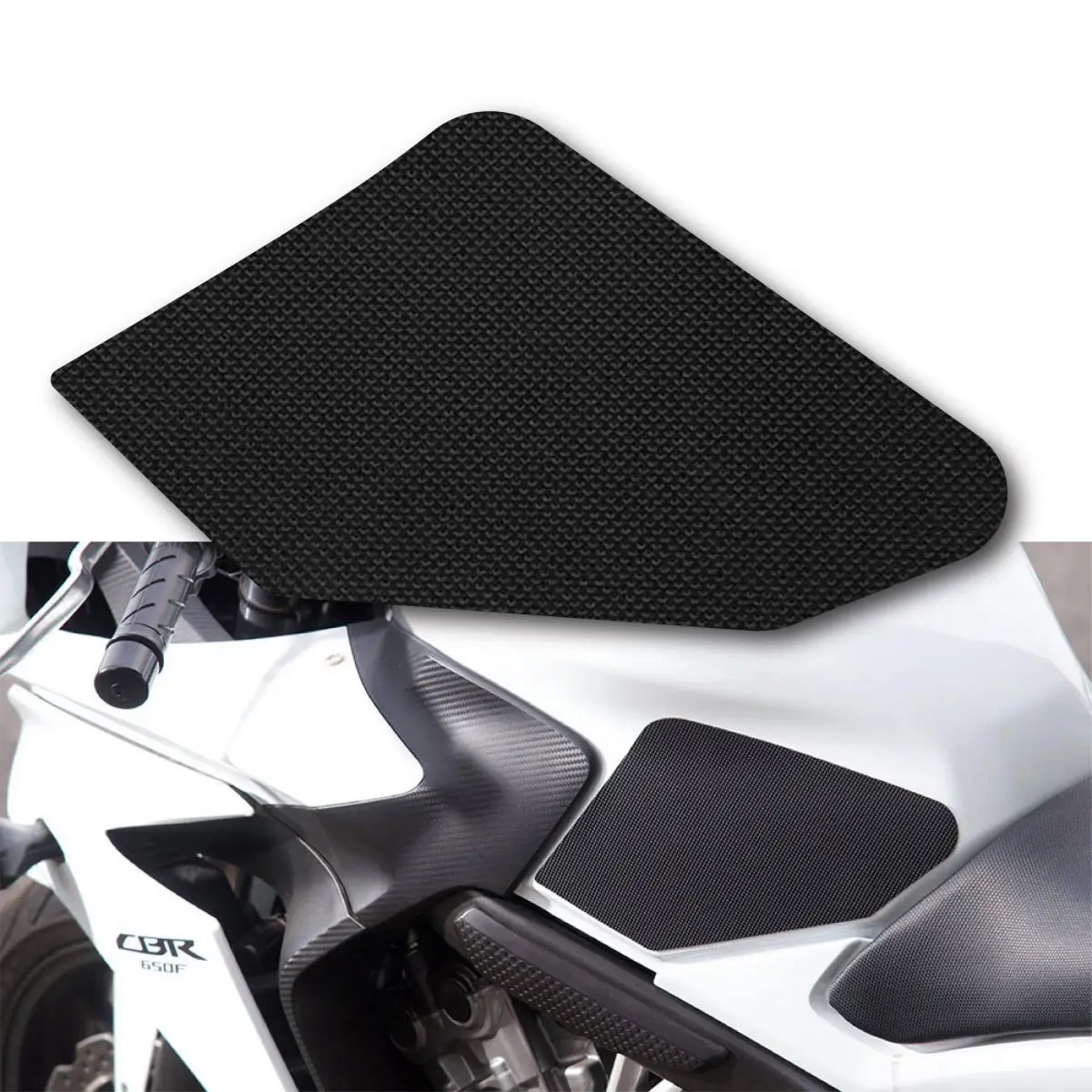 

Для HONDA CBR650RR CBR650F 2015-2018 накладки для отслеживания резервуара силиконовые резиновые накладки 3M клей