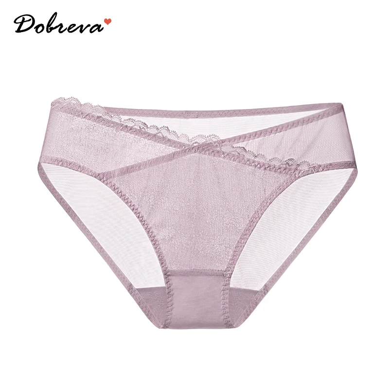 DOBREVA Women's Lace Underwear Sexy Transparent Hipster Panties Breathable  Sheer Bikini Briefs - AliExpress