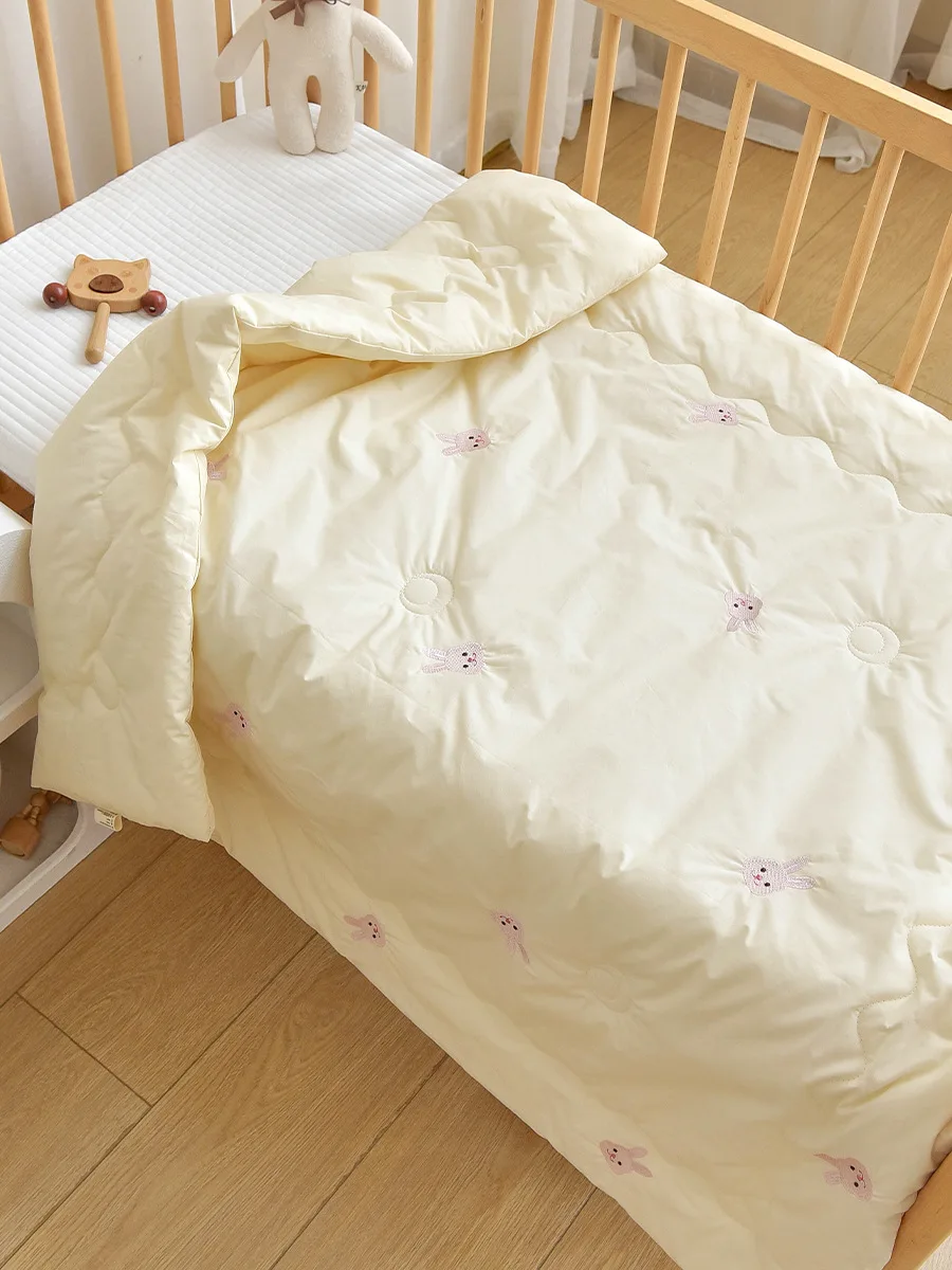 Baby Cotton-Padded Quilt Thickened for Autumn and Winter Newborn Blanket Kindergarten Children Nap Blanket CJ298