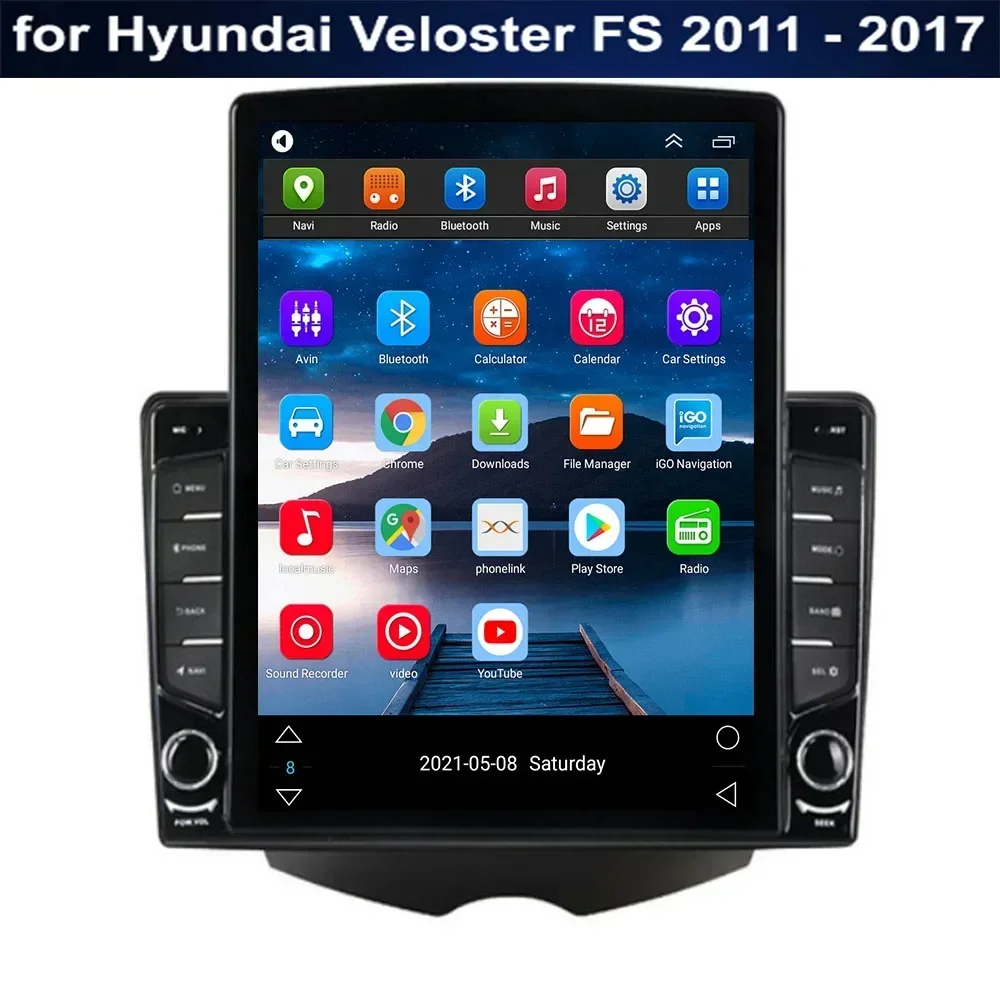 

9.7" Android 13 For Hyundai Veloster FS 2011 2012 2013 2014- 2035 Tesla Type Car Radio Multimedia Video Player Navigation GPS