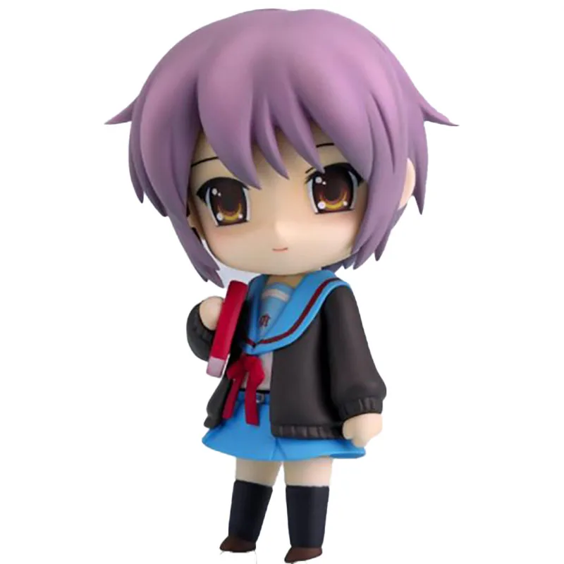 

Stock Original Genuine GSC Good Smile NENDOROID 010 Nagato Yuki Suzumiya Haruhi no Yuuutsu 2009 Model animation character action