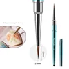 Kolinsky Nail Brush Art Painting 3D Acrylic Carving Gel Brushes Metal Pens Application Liner Drawing Pen Watercolor Nail Tools 3
