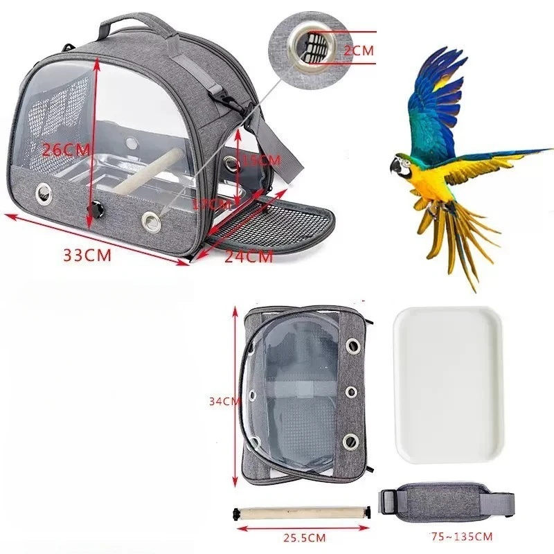 Portable Bird Travel Carrier 5