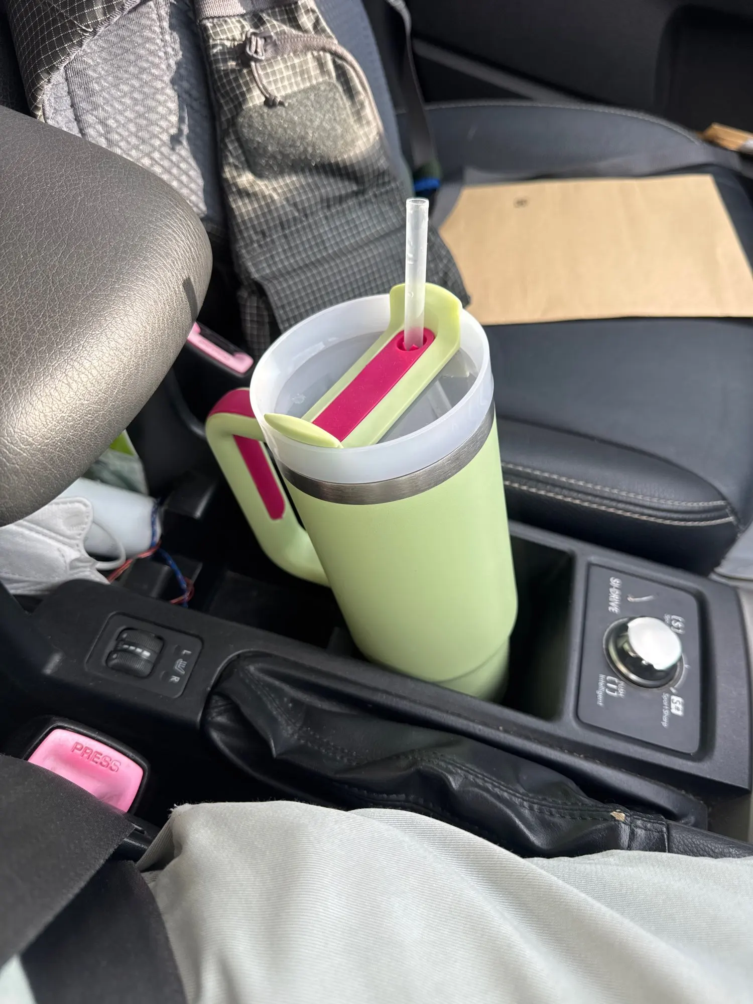 KEMORELA Tumbler With Handle Lid Straw Stainless Steel Water Bottle 887/1182ML Vacuum Thermos Cup Travel Car Coffee Mug photo review