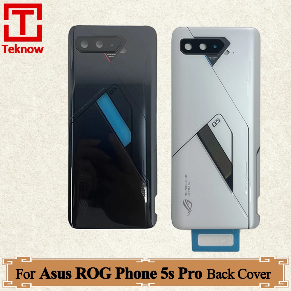 

Original Battery Cover For Asus ROG Phone 5s Pro Back Cover Housing Case Rear Door For Asus ROG 5S Pro 5s Pro ZS676KS Replace