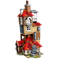 New Burrow Alley, high difficulty DIY building blocks interspersed and assembled, 75980 children's toy compatible building block 1