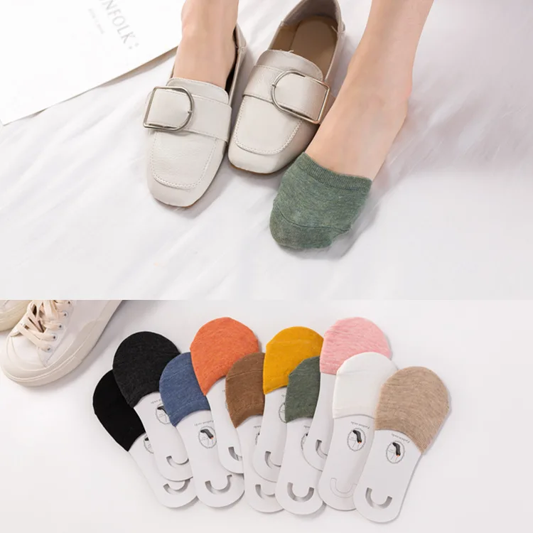 

1pr Socks Women's Half Front Sole Socks Thin and Comfortable Socks Closed-Toe Slippers Invisible Toe Half Socks