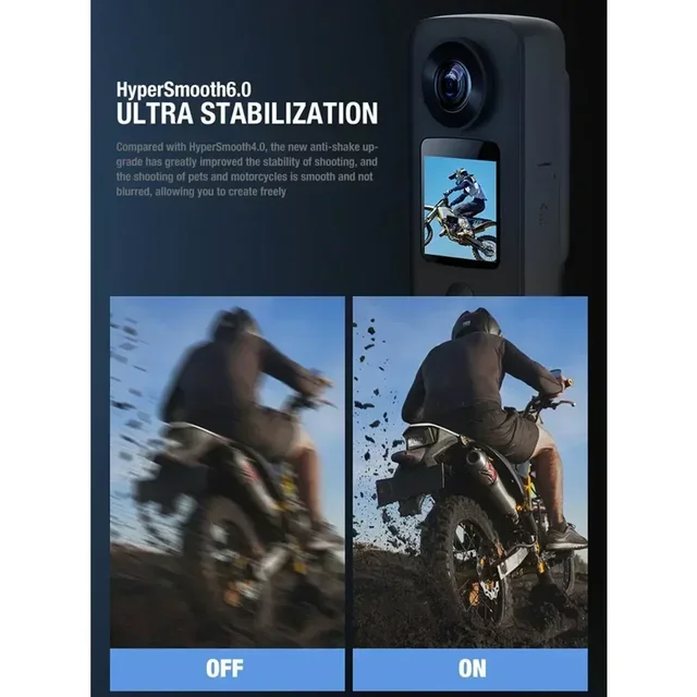 4K WiFi Anti-shake Action Camera Dual Screen 30m Waterproof Touch Screen Sport Camera for Travel Video Recorder Diving Bodycam 4