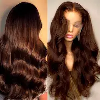 250 Density Human Hair Wigs Chocolate Brown Lace Front Wig Body Wave Wig 13x6 Hd Lace Frontal Wig for Black Women Clearance 2