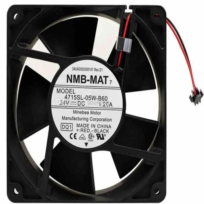 New For NMB 4715SL-05W-B60 24V 1.20A 120*120*38 Waterproof Fan