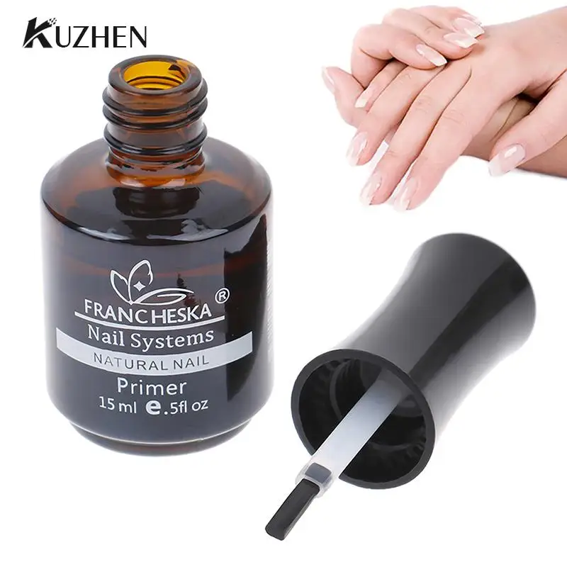 15/12ml Liquid Nail Primer Fast Air Dry For UV LED Gel Nail Art Acrylic No-acid Base Dehydrator Nails Bonder
