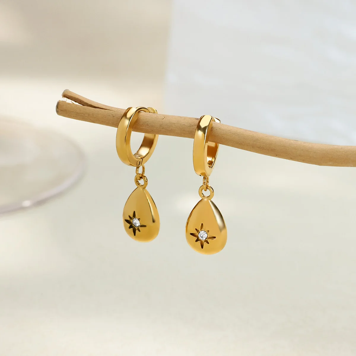 Stainless Steel Earrings Anti Fading for Women